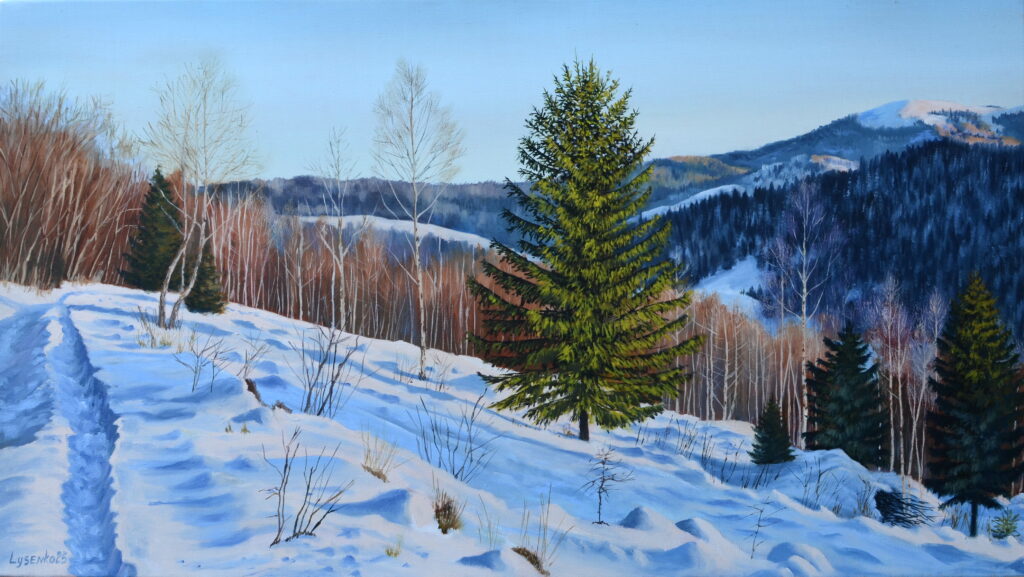 десь в горах 36x20